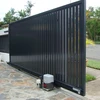 Aluminium metal industrial sliding gate with motor