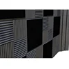 Black Grey colors color adhesive available Egg type wave soundproof Panel acoustic foam panels