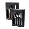 Next Gifted Boxed 16pcs Glitter Sparkling Cutlery Set Gold Or Silver Colour For 4 Person Flatware Set