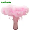 Factory Price Party favors 10cm Princess Fairy Tulle Pom Ribbon Wands