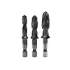 Thread Combination Tap Drill Bits M3 M4 M5 M6 M8 M10 M12 with Chamfer PVD TiCN TiAlN high hardness coating