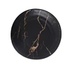 Cheap Gold Black Marble 6.5 Inch dishes Japanese Restaurant Tableware, Chinese Porcelain Ceramic Tableware, Dishes Restaurant
