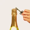 XUSHI Key Shaped Brown Casual Bottle Opener Keychain Key19S013