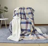 Double Layer DOBBY fleece Fabric China Factory flannel solid dyed blankets for bed