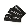 Eco-friendly Custom High-end Luxury Embroidered Brand Logos Quilted Genuine Leather Patches for Shoes