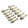GX12 2/3/4/5/6/7 Pin Male + Female 12mm Circular Aviation Socket Plug Wire Panel Connector with Plastic Cap Lid