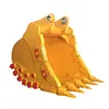 Wear Resistant Hard Rock Bucket with Shield Block for All Brand Excavator