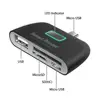 otg mobile card reader, Micro USB OTG Card Reader & USB 2.0 Hub & Micro USB Charging Port
