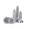 Phillips flat countersunk head m4 self tapping screws