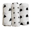Bamboo cotton free sample 2 layer muslin 100% organic cotton baby swaddle blanket
