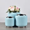 Elegant nordic style wedding decoration ceramic flower vase / porcelain vases for home decor