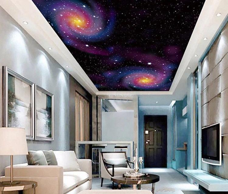 3d Decke Tapete Wandbild Nachthimmel Mysterious Universe Tapete Fur Innendekoration Buy Mysterious Universe Tapete Nacht Sky 3d Decke