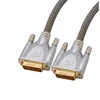 China Factory White Plug and Play Male to Male DVI D Cable for Projector