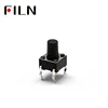50 pcs 6*6*8.5mm DIP 12V 0.5A Push Button Micro Switch 4 PIN Tactile Tact Direct Plug-in Self-Reset Interruptor