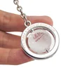 Promotion Personalized gift key chain custom metal 3 D zinc alloy globeworldmapmodelkey chain