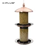 1.5L Automatic Humming Bird Pet Seed Metal Hanging Copper Pet Automatic Bird Feeder