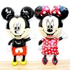 Large size cartoon character Mickey Mouse Minnie shaped helium balloons for kids toys birthday party decoration baby shower
