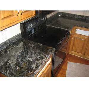 Black Cosmic Granite Kitchen
