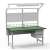 Detall- durable used worktop corner working table with side desk