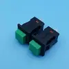 Bebeswitch green red black PB04 Square 2Pin Self-Locking ON-OFF 1NO SPST Push Button Switch