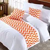 Top quality Hotel Fasion Geometric Stripe Pattern Nondisposable Bed Runner