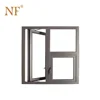 Aluminum profile mix top hung arch casement windows kenya