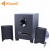 Computer & mobile phone wired 2.1 multimedia remote studio speakers with USB/AUX/TF Card