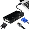 mini dp to HDMI VGA DVI adapter for Apple MacBook Pro Air iMac Thinkpad