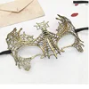 Wholesale 6 Colors 3D design womens masquerade masks lace spider web face mask
