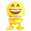 Smiling Face Spring Shaking Head Bouncing Doll Toys Novelty Gift For Car Smiley Desktop Car Ornaments Creative Toys