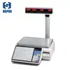 Retail Weighing POS cash label Scales receipt weighing 1 year Warranty period for Snack shop built in printer