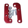 customized 5754 aluminium alloy left and right support plate cnc milling and polishing oxidation processing