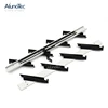 Low Cost 6inch 9blades Aluminium Security Louver Window Jalousie Frames