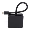 Uper For Mini DisplayPort Male to HDMI + DVI + Displayport Female Rectangle 1080P Adapter Converter