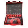 Industrial-grade VDE insulated tools 20PCS 1000V 1/2 ratchets wrench Sockets T-Handle Hex Bits Sockets NO.4202