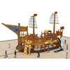 best quality wooden pirate ship outdoor playgrounds for children game