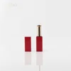 Lip Tube Empty Package Lustrous Red Square Aluminum Magnet Contain Lipstick Luxury