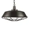 Industrial Lighting Antique Black Cage Iron Shade Barn Pendant Lamp