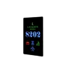 hotel digital back light electronic door plates room number plates