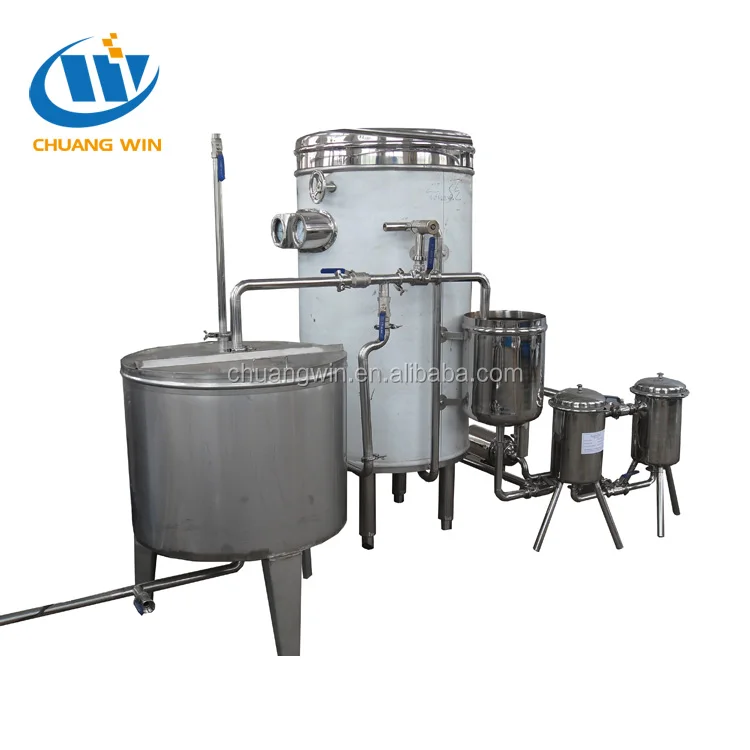 
High Quality Stainless Steel UHT Coil Type Milk juice sterilizer Processing Plant 