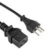 Swiss plug and Italy standard cable, 3 pin electric power cord ps3 power cord fat