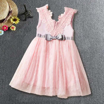 sleeveless frock design
