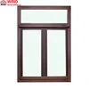 Tempered Glass Aluminum Clad Solid Wood Casement Window for Villas