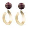 Onnea Custom Design Copper Dangle Gold Plating Korean Earrings for women