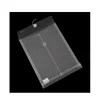 PP hard plastic coin envelope with string tie