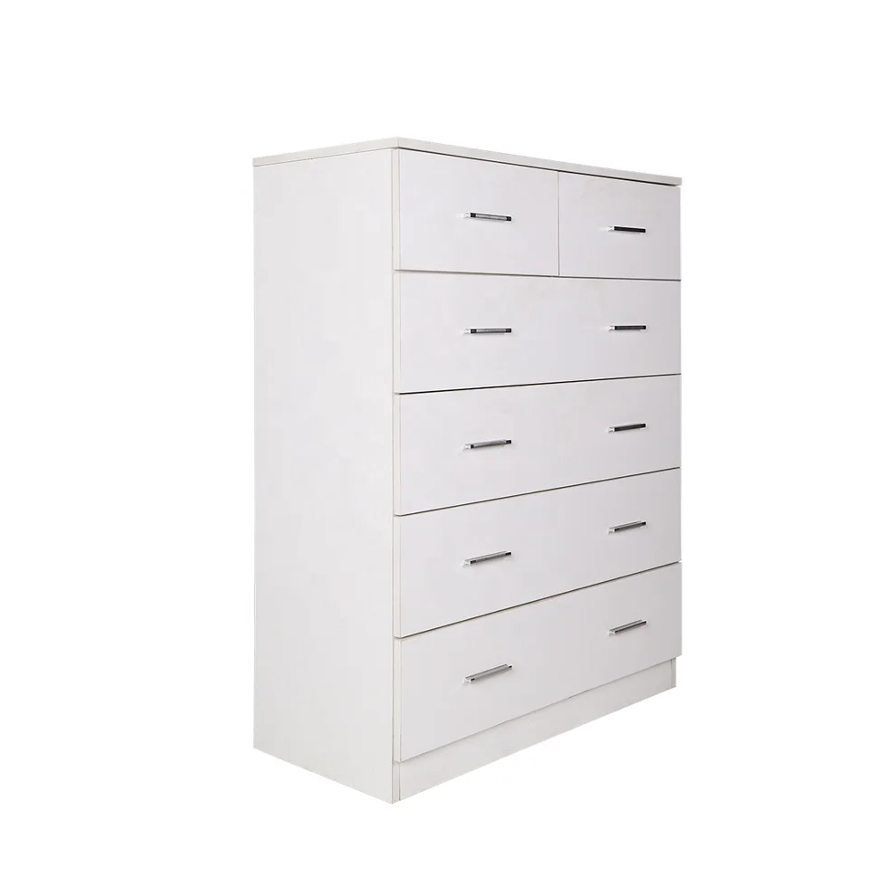 Sg Ll138 Modern 6 Drawers White Tallboy Cheap Storage Cabinet
