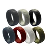 Custom four sport silicone rubber bands wedding rings for men and women