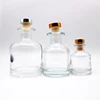 50ml 150ml 250ml Round clear reed diffuser glass bottle