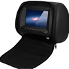 China supplier 7 inch headrest dvd monitor for car with Wireless Game DVD VCD MP3 MP4 CD