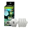 fluorescent bulb uva uvb 5.0 13w 26w warm lamp fixed to reptile terrarium